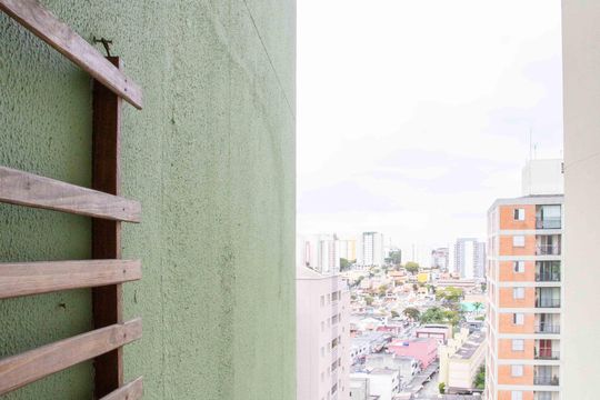 Varanda da Sala de apartamento à venda com 2 quartos, 60m² em Jardim Diadema, Diadema