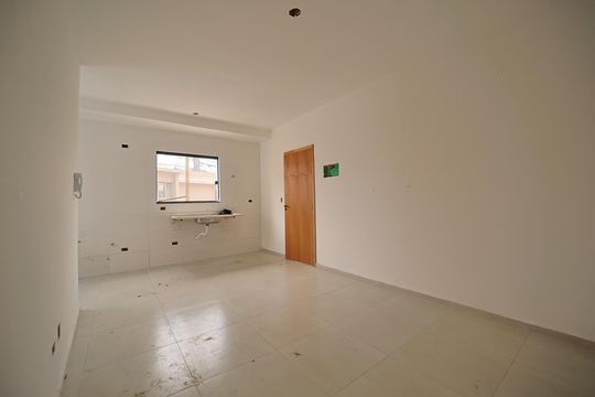 Sala/Cozinha de apartamento à venda com 2 quartos, 47m² em Vila Ré, São Paulo