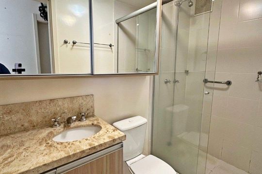 Banheiro Social de apartamento para alugar com 2 quartos, 50m² em Sarandi, Porto Alegre