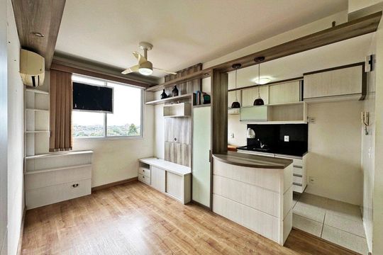 Sala/Cozinha de apartamento para alugar com 2 quartos, 50m² em Sarandi, Porto Alegre