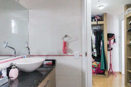 Banheiro Quarto 3 - Suíte de casa à venda com 3 quartos, 175m² em Jardim Norma, São Paulo