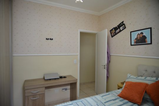 Quarto 1 de apartamento para alugar com 2 quartos, 60m² em Vila Valparaíso, Santo André
