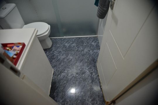 Banheiro Social de apartamento para alugar com 2 quartos, 60m² em Vila Valparaíso, Santo André