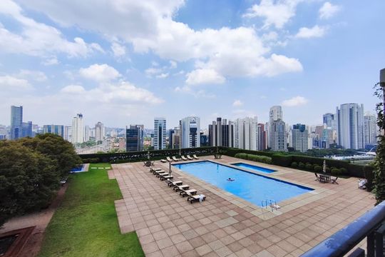 Área comum de apartamento à venda com 2 quartos, 236m² em Jardim Panorama, São Paulo