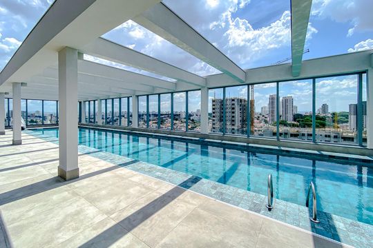 Área comum - Piscina de kitnet/studio para alugar com 1 quarto, 40m² em Vila Mariana, São Paulo