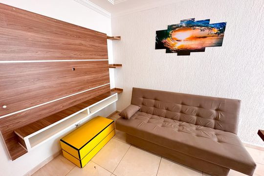 Sala de TV de apartamento para alugar com 2 quartos, 65m² em Ingleses do Rio Vermelho, Florianópolis