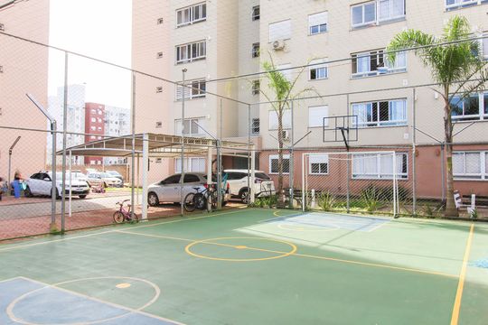 Área comum - Quadra de apartamento à venda com 2 quartos, 51m² em Fátima, Canoas