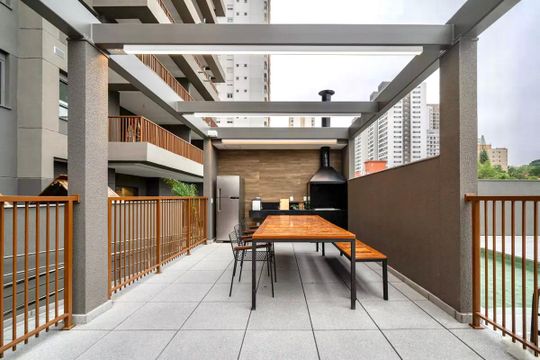 Área comum - Churrasqueira de apartamento à venda com 2 quartos, 85m² em Jardim Prudência, São Paulo