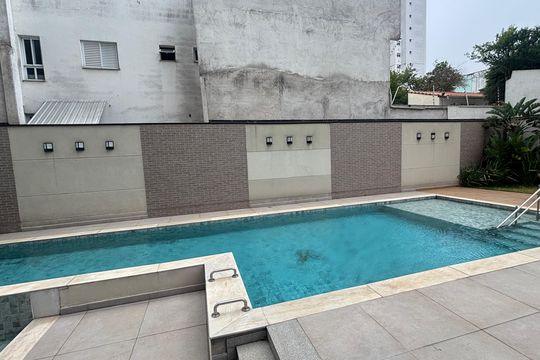 Piscina de apartamento à venda com 3 quartos, 163m² em Campestre, Santo André