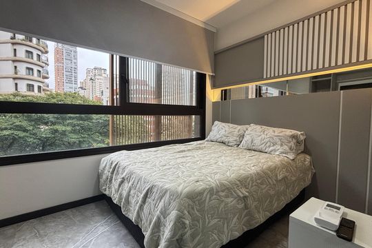 Studio de kitnet/studio para alugar com 1 quarto, 23m² em Indianópolis, São Paulo