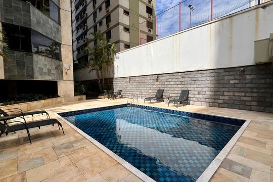 Área comum - Piscina de apartamento para alugar com 4 quartos, 431m² em Lourdes, Belo Horizonte