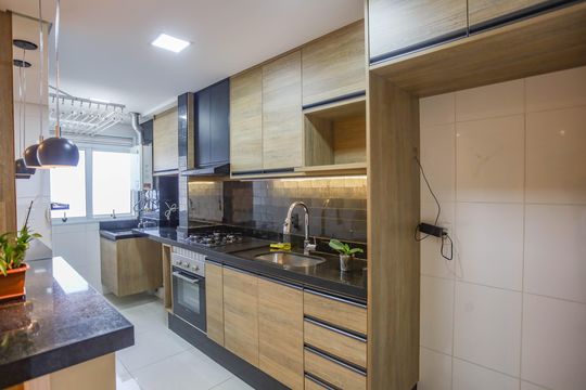 Cozinha de apartamento para alugar com 2 quartos, 68m² em Centro, Diadema