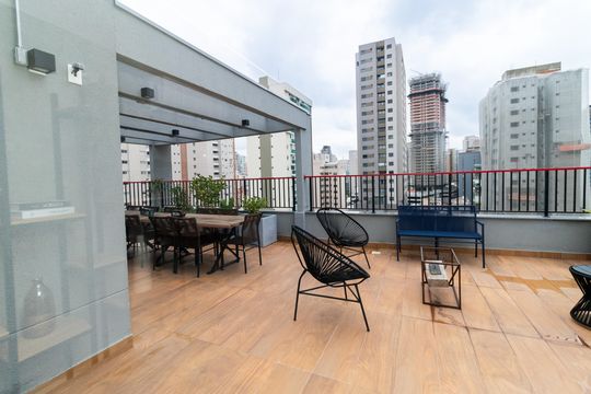 Área comum - Churrasqueira de apartamento para alugar com 2 quartos, 36m² em Barra Funda, São Paulo
