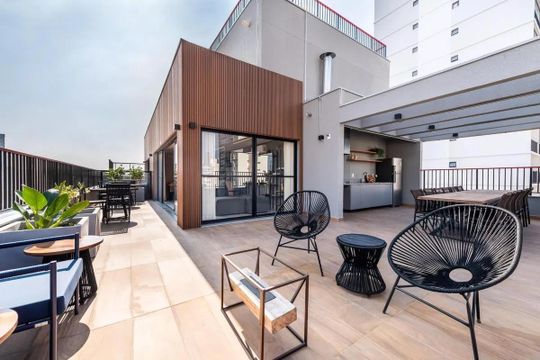 Área comum de apartamento para alugar com 2 quartos, 36m² em Barra Funda, São Paulo