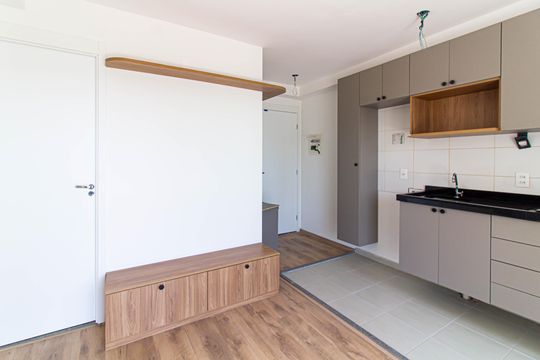 Sala de apartamento para alugar com 2 quartos, 36m² em Barra Funda, São Paulo