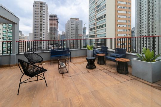 Área comum - Churrasqueira de apartamento para alugar com 2 quartos, 36m² em Barra Funda, São Paulo