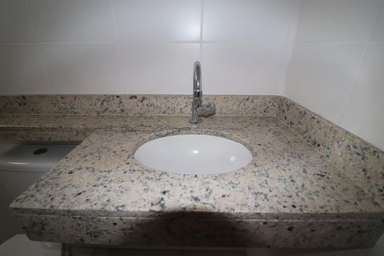 Banheiro 2 de apartamento à venda com 2 quartos, 104m² em Vila Guiomar, Santo André