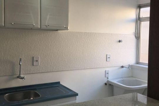 Cozinha de apartamento à venda com 1 quarto, 49m² em Jardim Dona Leopoldina, Porto Alegre