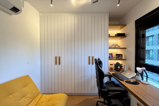 Quarto de apartamento para alugar com 2 quartos, 69m² em Brooklin, São Paulo