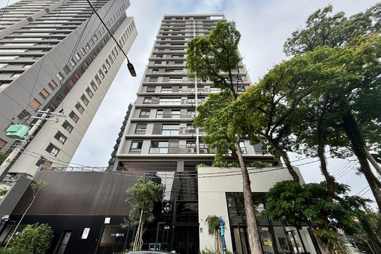 Fachada de apartamento para alugar com 2 quartos, 69m² em Brooklin, São Paulo