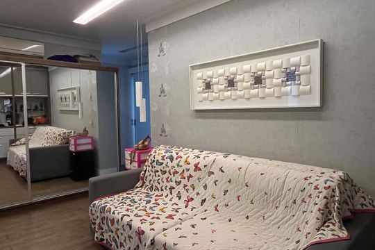 Sala 2 de apartamento para alugar com 3 quartos, 180m² em Gonzaga, Santos