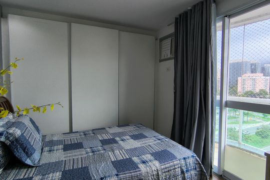 Suíte 1 de apartamento à venda com 3 quartos, 83m² em Recreio dos Bandeirantes, Rio de Janeiro