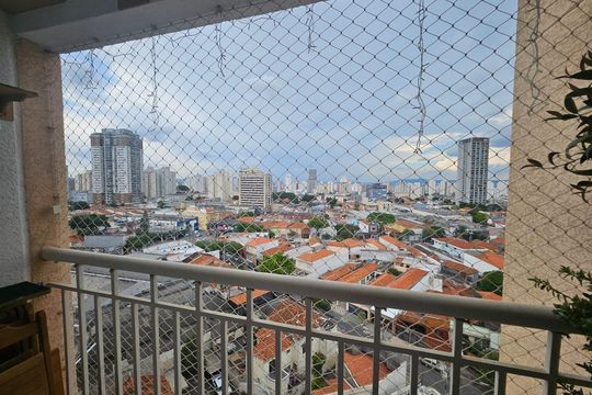 Varanda da Sala de apartamento à venda com 2 quartos, 48m² em Mooca, São Paulo