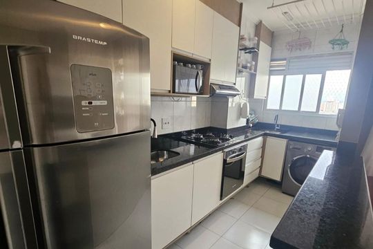 Cozinha  de apartamento à venda com 2 quartos, 48m² em Mooca, São Paulo