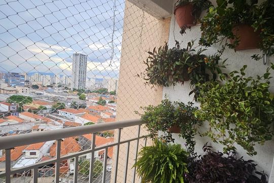 Varanda da Sala de apartamento para alugar com 2 quartos, 48m² em Mooca, São Paulo