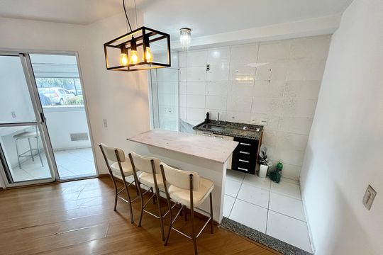 Sala/Cozinha de apartamento para alugar com 2 quartos, 50m² em Vila Bela Vista (zona Norte), São Paulo