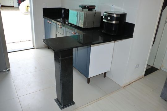 Cozinha de casa de condomínio para alugar com 2 quartos, 148m² em Chácara Ondas Verdes, Cotia