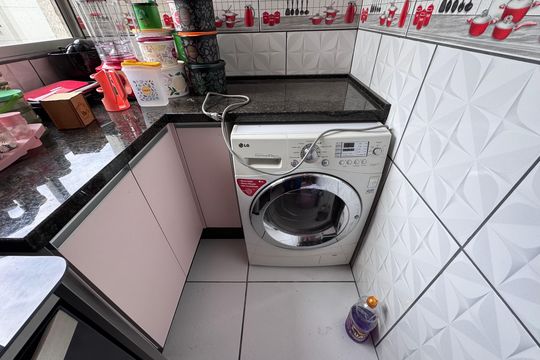 Cozinha de apartamento à venda com 2 quartos, 96m² em Santos Dumont, São Leopoldo