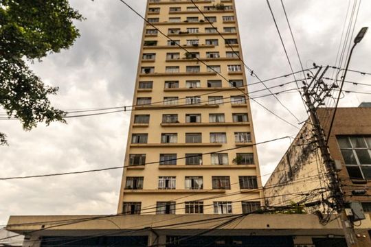 Fachada de kitnet/studio à venda com 1 quarto, 23m² em Campos Elíseos, São Paulo