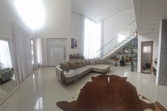 Sala de casa de condomínio para alugar com 3 quartos, 300m² em Jardim Bandeirantes, Sorocaba