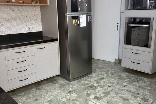 Cozinha de apartamento à venda com 3 quartos, 161m² em Campos Elíseos, São Paulo