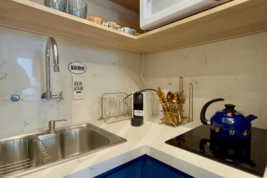 Cozinha de kitnet/studio à venda com 1 quarto, 40m² em Cerqueira César, São Paulo