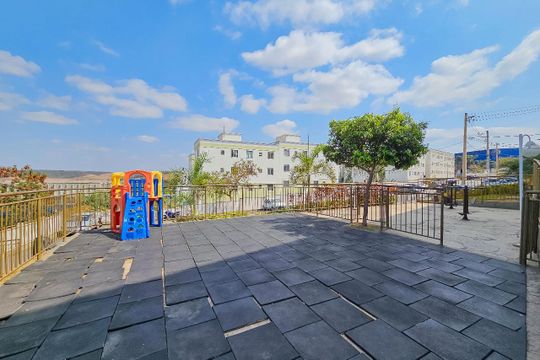 Área comum - Playground de apartamento à venda com 2 quartos, 45m² em Chacaras Reunidas Santa Terezinha, Contagem