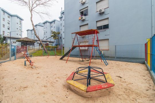 Área comum - Playground de apartamento à venda com 1 quarto, 48m² em Azenha, Porto Alegre