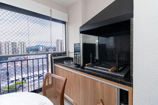 Varanda da Sala de apartamento à venda com 2 quartos, 71m² em Vila Leopoldina, São Paulo