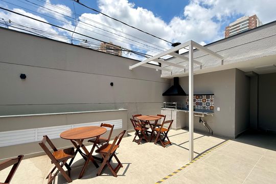 Churrasqueira  de apartamento à venda com 1 quarto, 27m² em Itaim Bibi, São Paulo