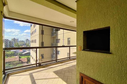 Varanda da Sala de apartamento para alugar com 3 quartos, 120m² em Rio Branco, Novo Hamburgo