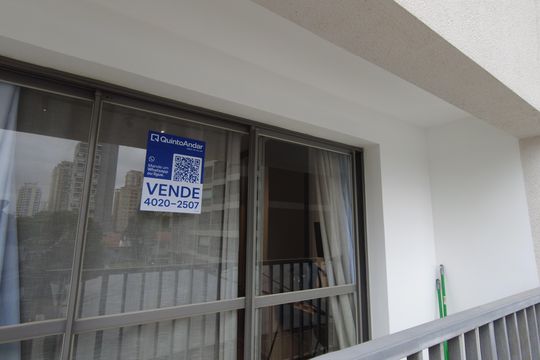Placa de kitnet/studio à venda com 1 quarto, 37m² em Jardim das Acacias, São Paulo
