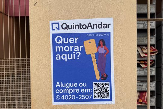 Placa de apartamento para alugar com 2 quartos, 60m² em Centro, São Leopoldo