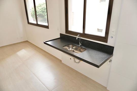 Cozinha  de apartamento à venda com 2 quartos, 67m² em Funcionários, Belo Horizonte