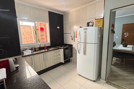Cozinha de apartamento à venda com 2 quartos, 75m² em Utinga, Santo André