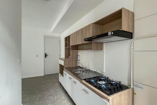 Cozinha de apartamento para alugar com 2 quartos, 54m² em Santo Cristo, Rio de Janeiro