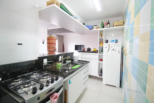 Cozinha de apartamento para alugar com 1 quarto, 44m² em Brás, São Paulo