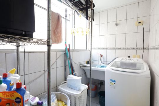 Área de Serviço de apartamento à venda com 2 quartos, 73m² em Jardim Monte Kemel, São Paulo