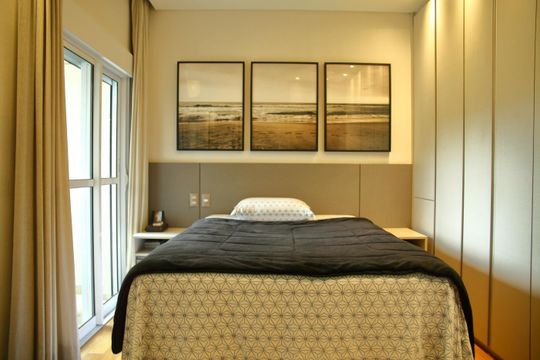 Suíte  de apartamento à venda com 2 quartos, 93m² em Baeta Neves, São Bernardo do Campo
