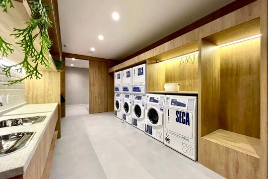 Área comum de kitnet/studio para alugar com 1 quarto, 25m² em Vila Mascote, São Paulo